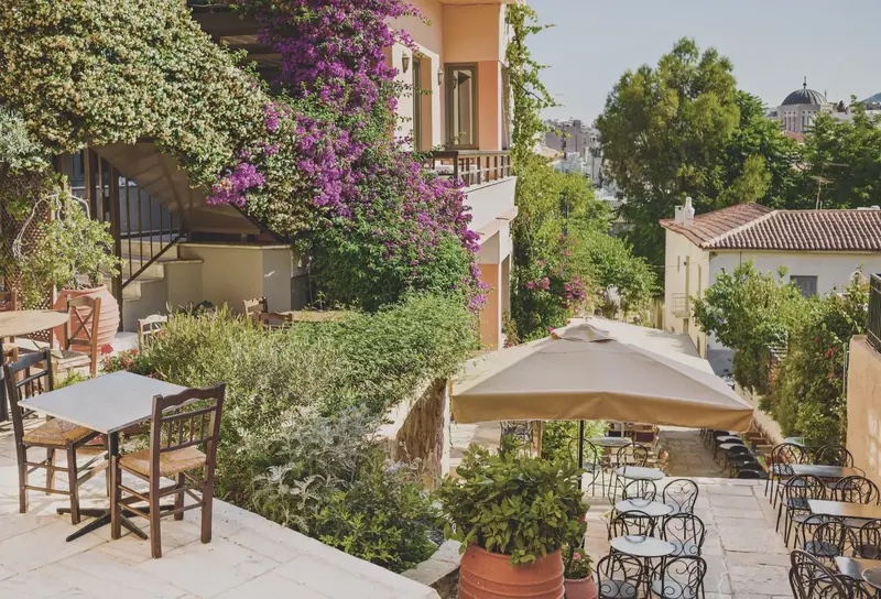 Plaka neighborhood in Athens