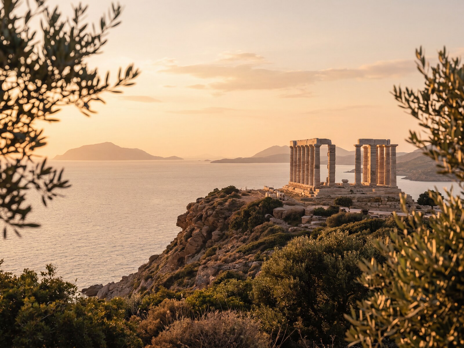 Sounion and Riviera half day private tour